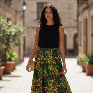 Floral Maxi Skirt